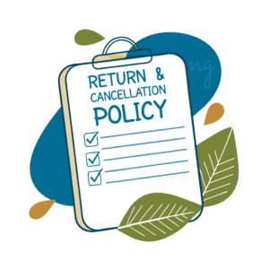 Return and cancellation policy icon for easy returns and order cancellations