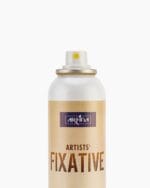 Artist fixative spray for preserving and protecting drawings and sketches