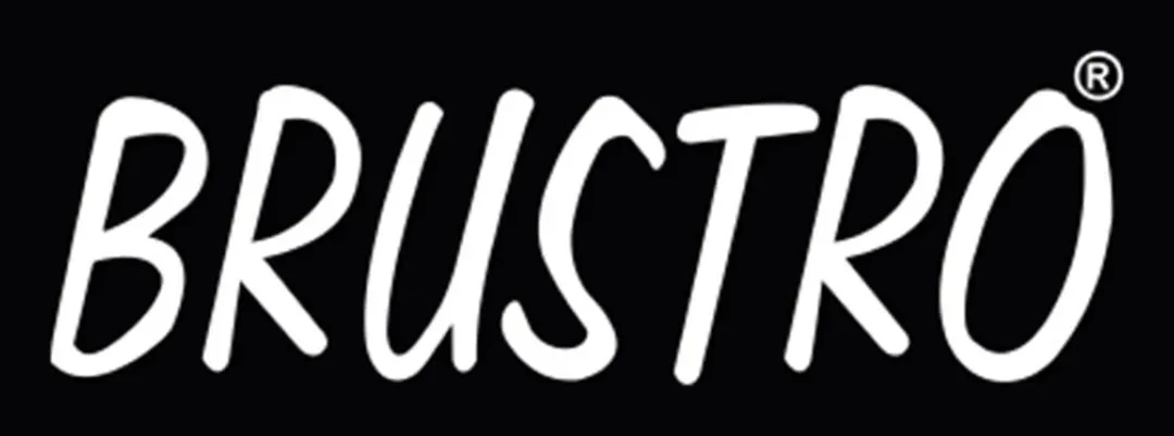 BRUSTRO brand logo showcasing premium quality art supplies available at Neem Galli.