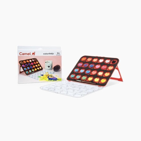 Camel Colorpad 24s 2 – Vibrant color pad set with 24 rich shades for various art projects