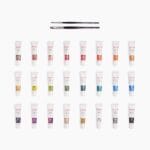 Camel Artist Acrylic Colours 9ml – Set of 24 vibrant and richly pigmented shades for painting