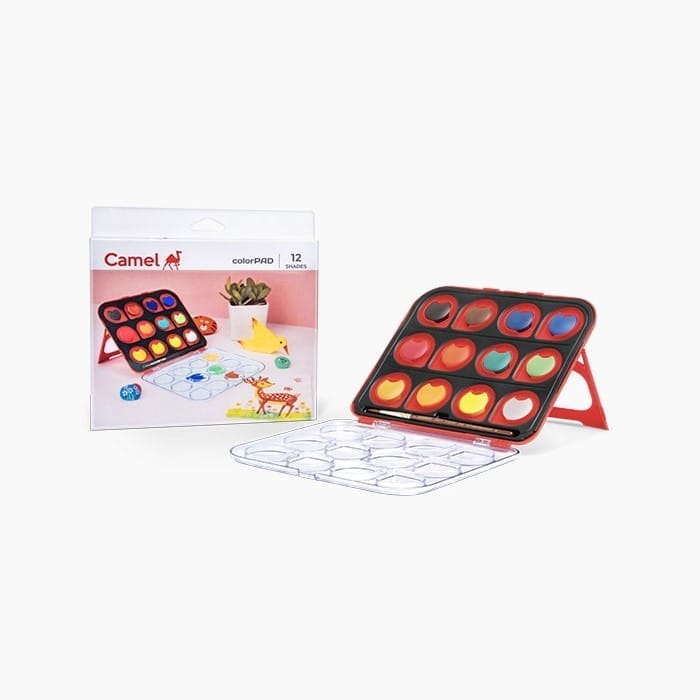 Camel colorPAD 12 shades watercolor paint palette