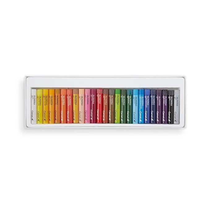 Non-toxic Camel oil pastels suitable for kids and adults