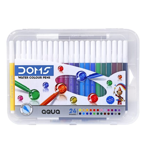 DOMS Aqua Water Colour Pen set for vibrant and smooth watercolor artwork