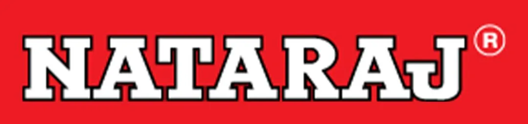 NATARAJ brand logo showcasing premium quality pencils and stationery products.