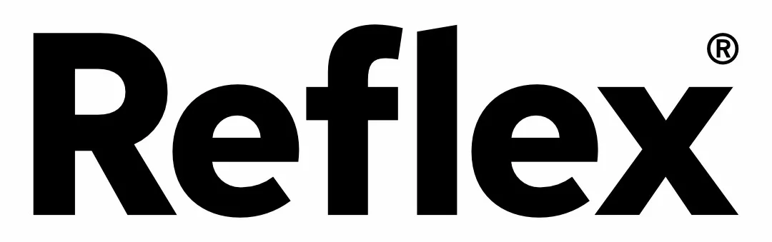 REFLEX brand logo showcasing premium quality stationery products available at Neem Galli.