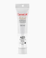 Acrylic Colour Titanium White 120 ml – Smooth texture and bright finish for diverse painting techniques