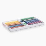 Camlin Plastic Crayons showcasing vibrant and smooth crayons for children and artists.