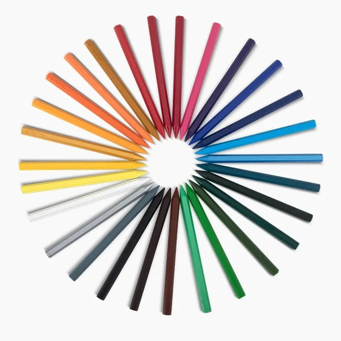 Camlin Plastic Crayons in vibrant colors for smooth, mess-free art.