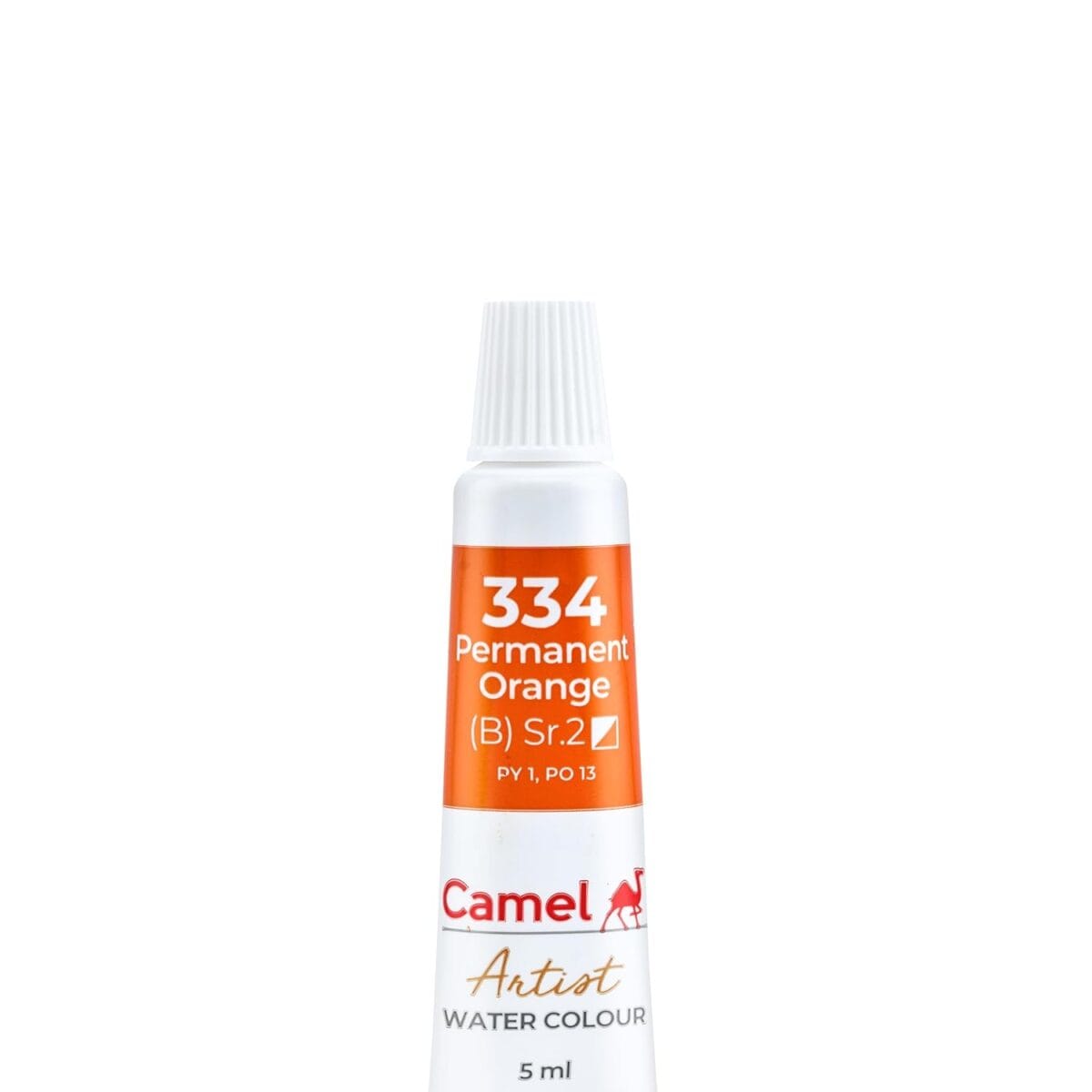 Vibrant orange watercolor paint for bold and bright art