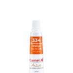 Vibrant orange watercolor paint for bold and bright art