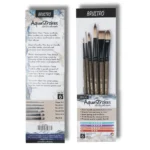 BRUSTRO AquaStrokes Artists' Brushes| Set of 6| Assorted Sizes