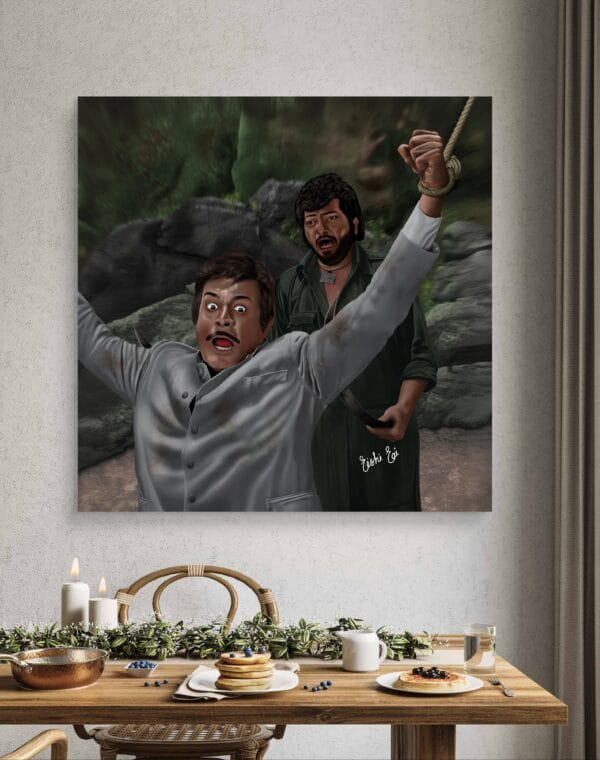Sholay: The Moment of Horror| Digital art| Prints